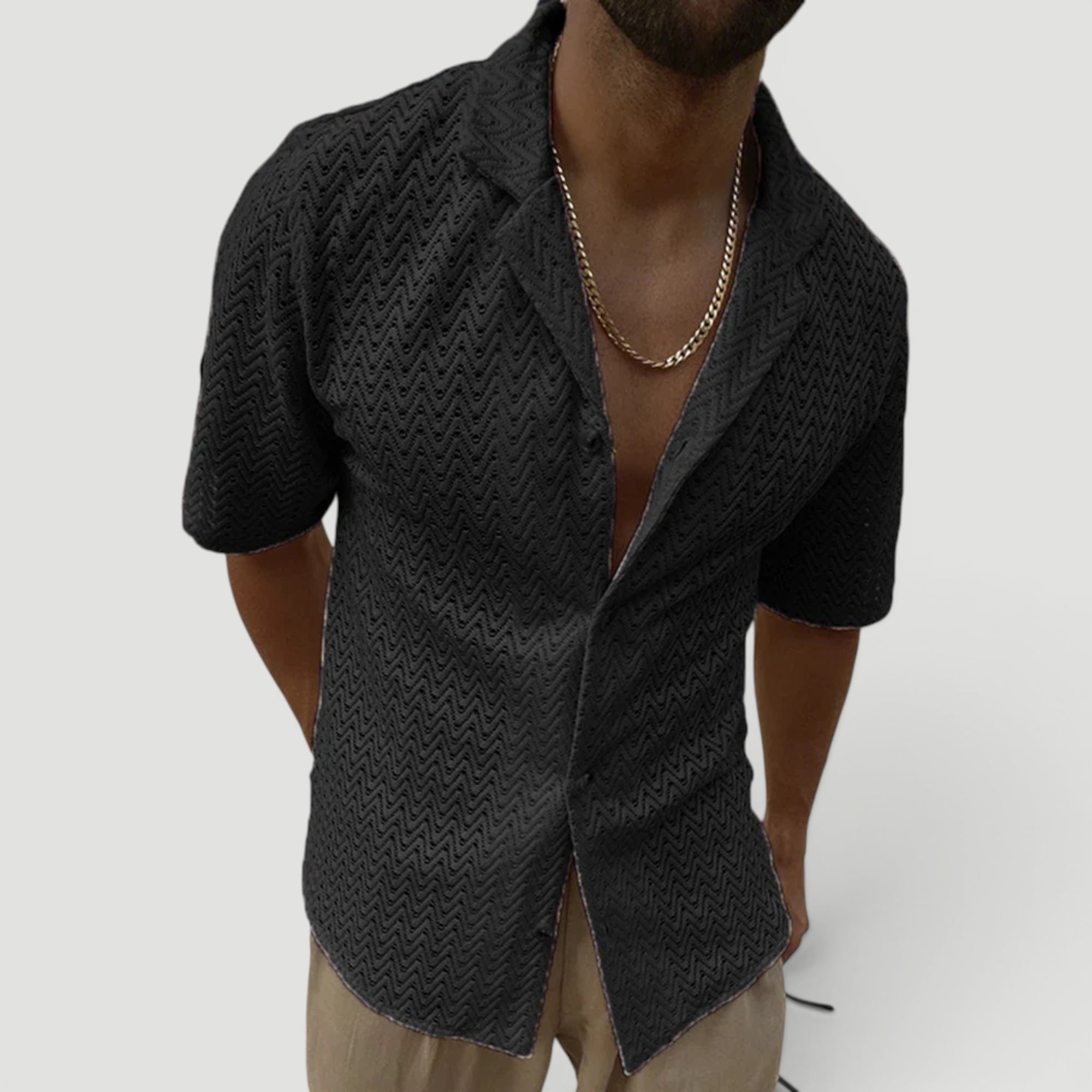 Ellmont London | Men's Relaxed Fit Summer Beach Shirt Lightweight Comfort