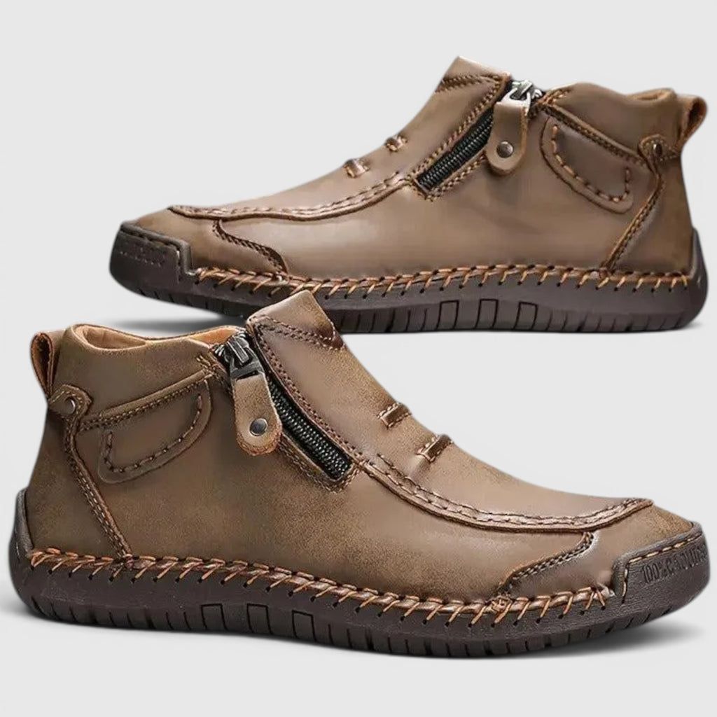 Ellmont London | Short Boots Men's Vintage Rubber Sole Everyday Boots