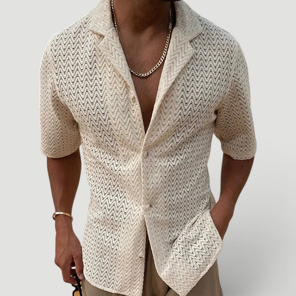Ellmont London | Men's Relaxed Fit Summer Beach Shirt Lightweight Comfort