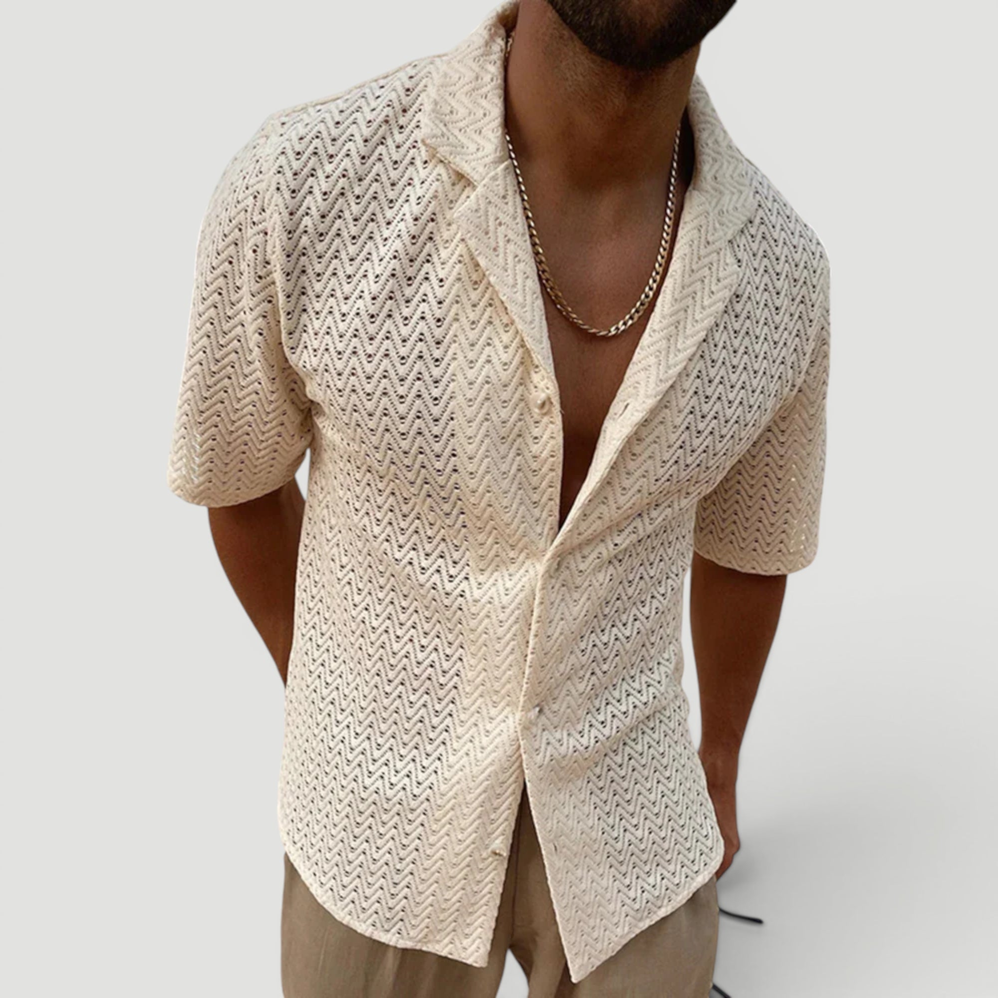 Ellmont London | Men's Relaxed Fit Summer Beach Shirt Lightweight Comfort