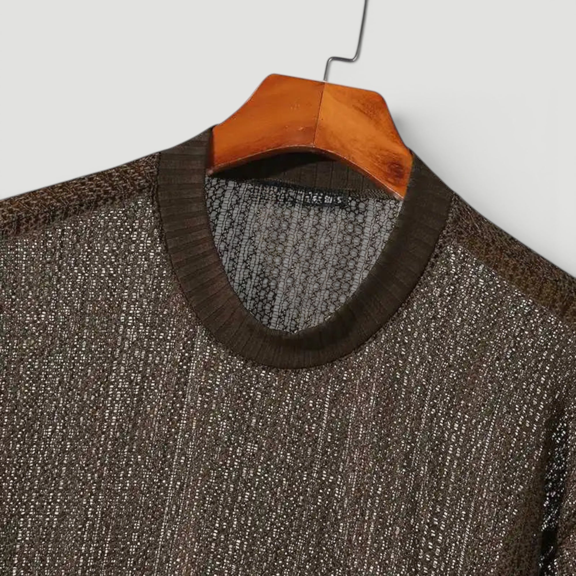 Ellmont London | Men's Relaxed Fit Knit Textured Shirt Summer Style