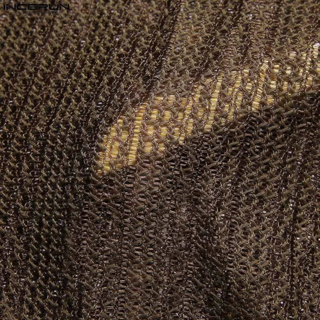 Ellmont London | Men's Relaxed Fit Knit Textured Shirt Summer Style