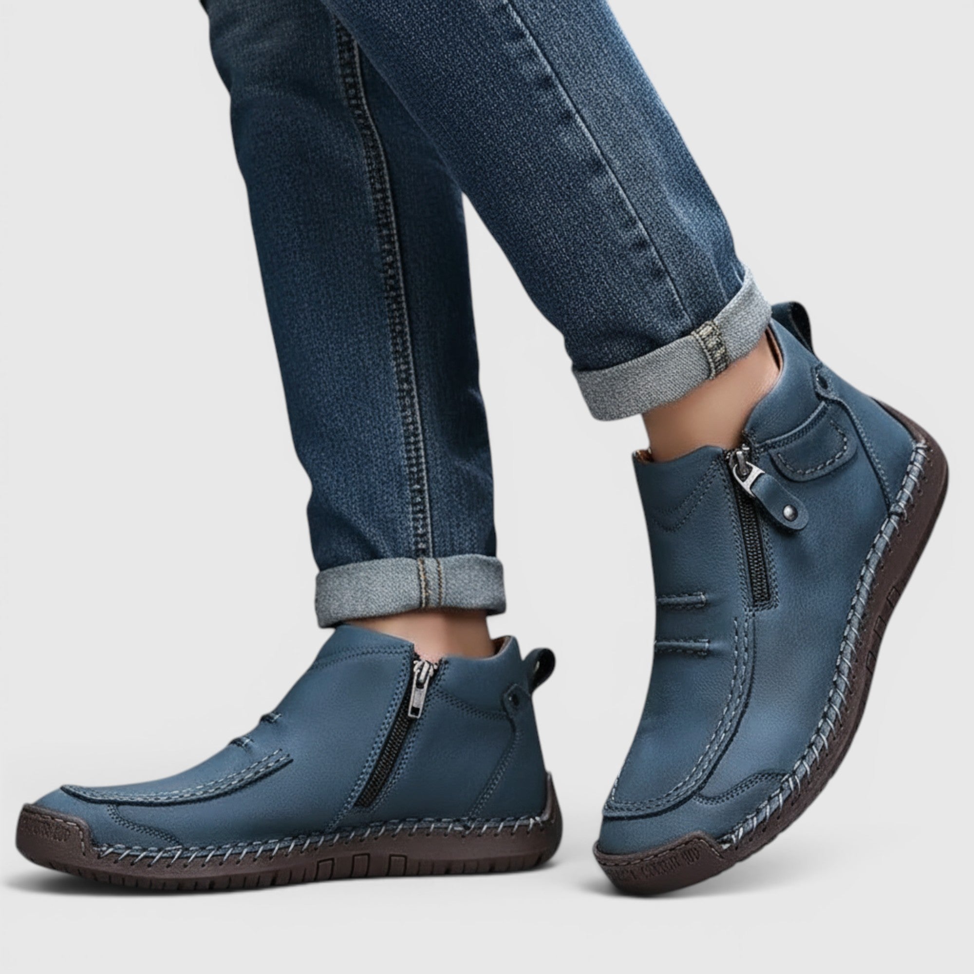 Ellmont London | Short Boots Men's Vintage Rubber Sole Everyday Boots