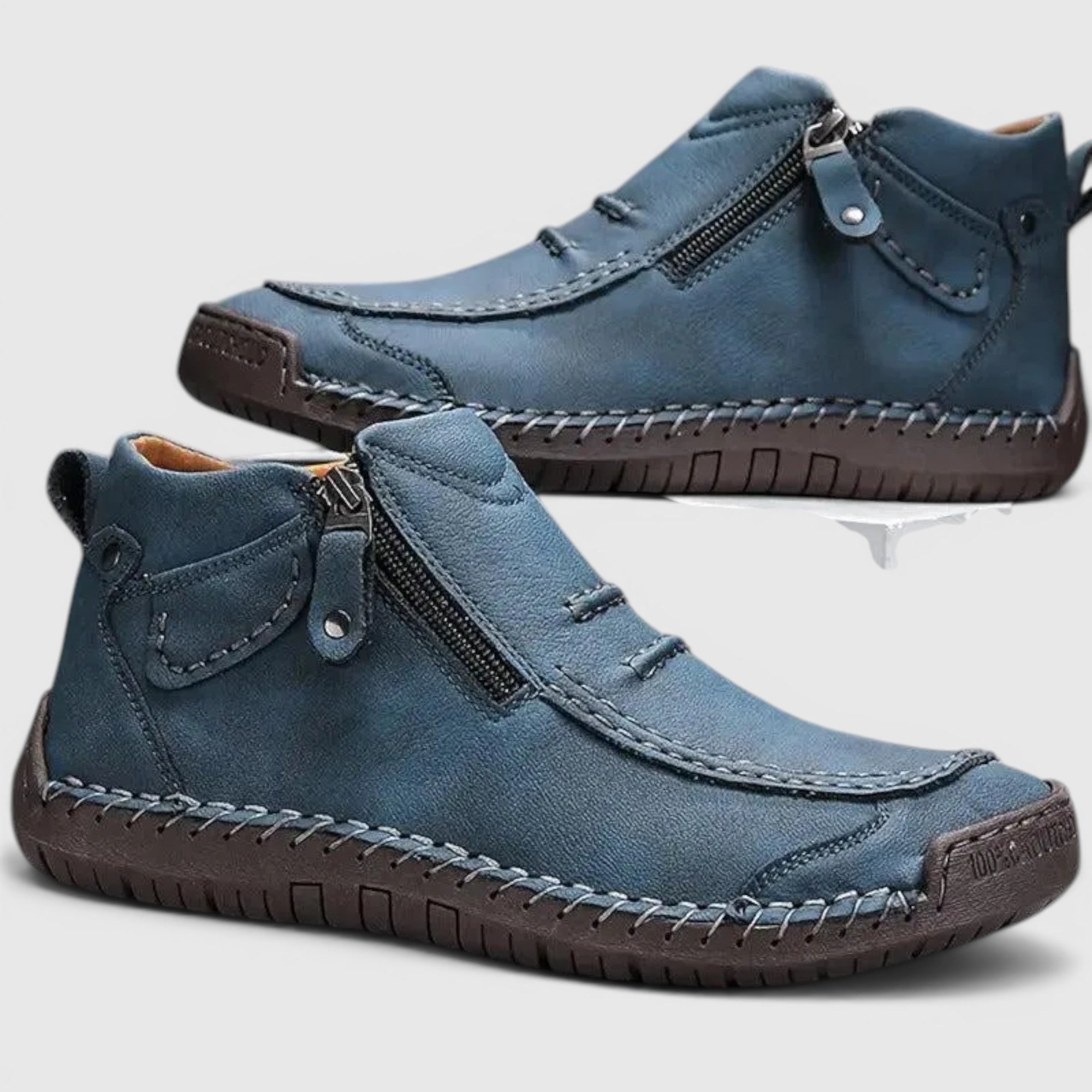 Ellmont London | Short Boots Men's Vintage Rubber Sole Everyday Boots