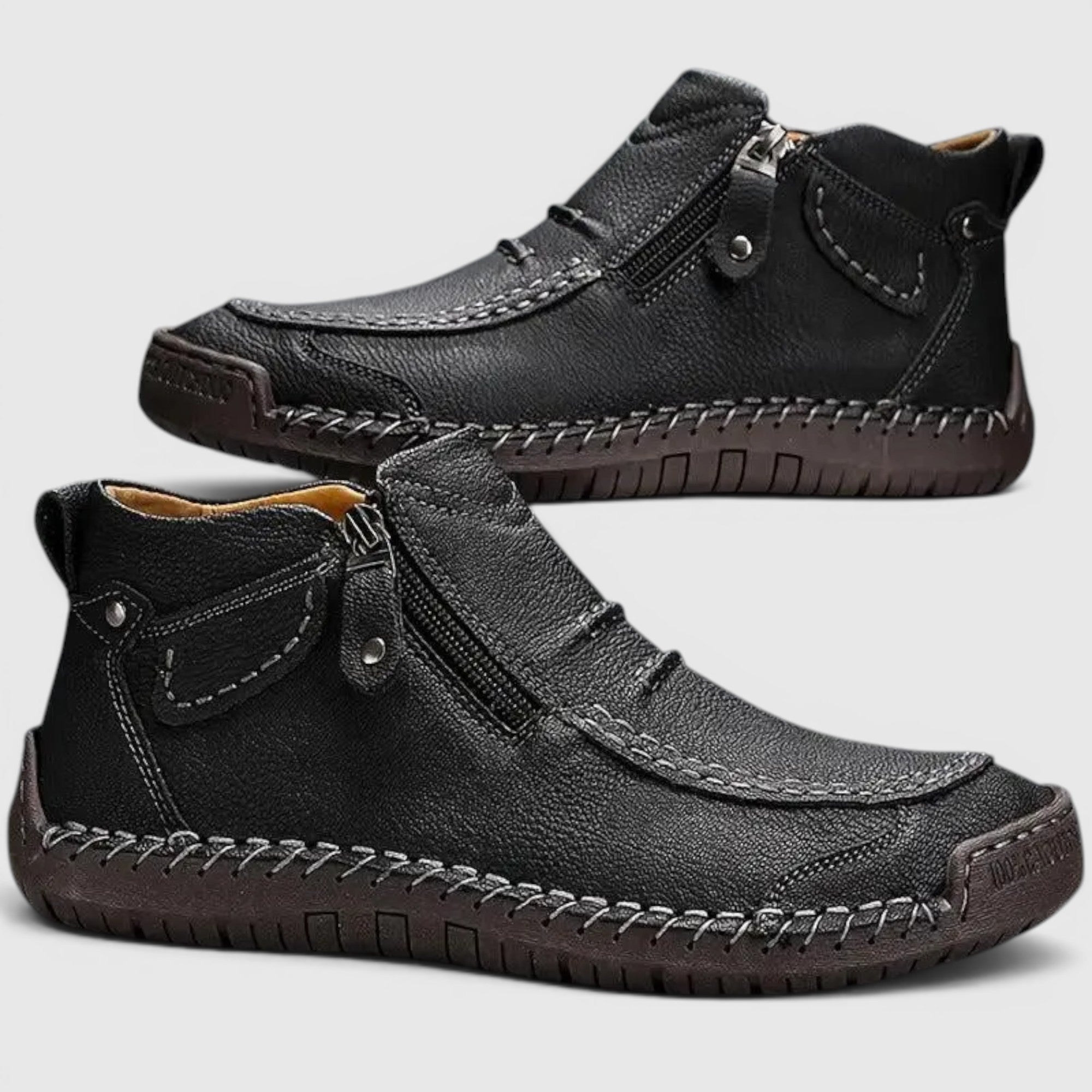 Ellmont London | Short Boots Men's Vintage Rubber Sole Everyday Boots