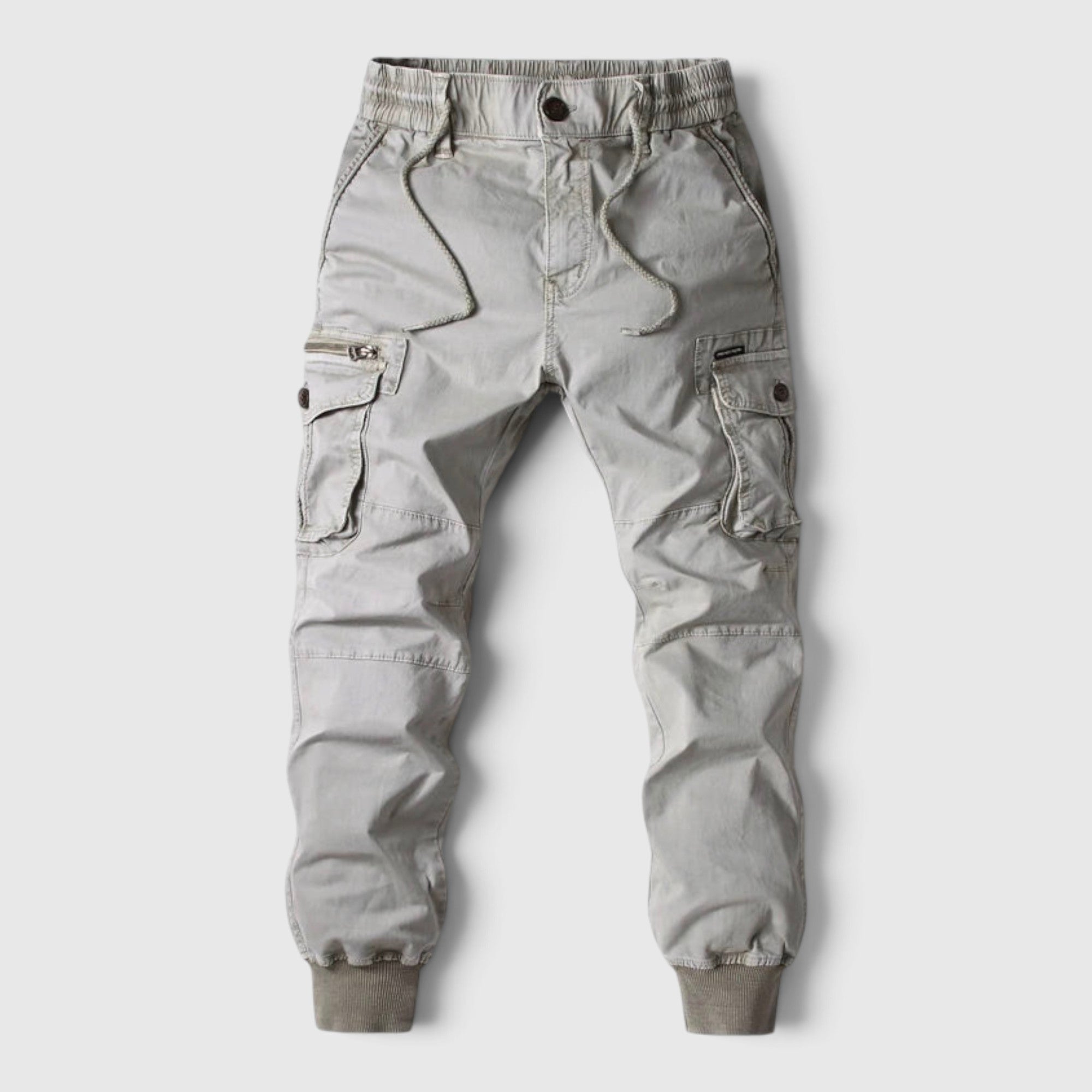 Tristan | Men's Cargo Trousers – Elastic Waist Jogger Pants for Daily Wear