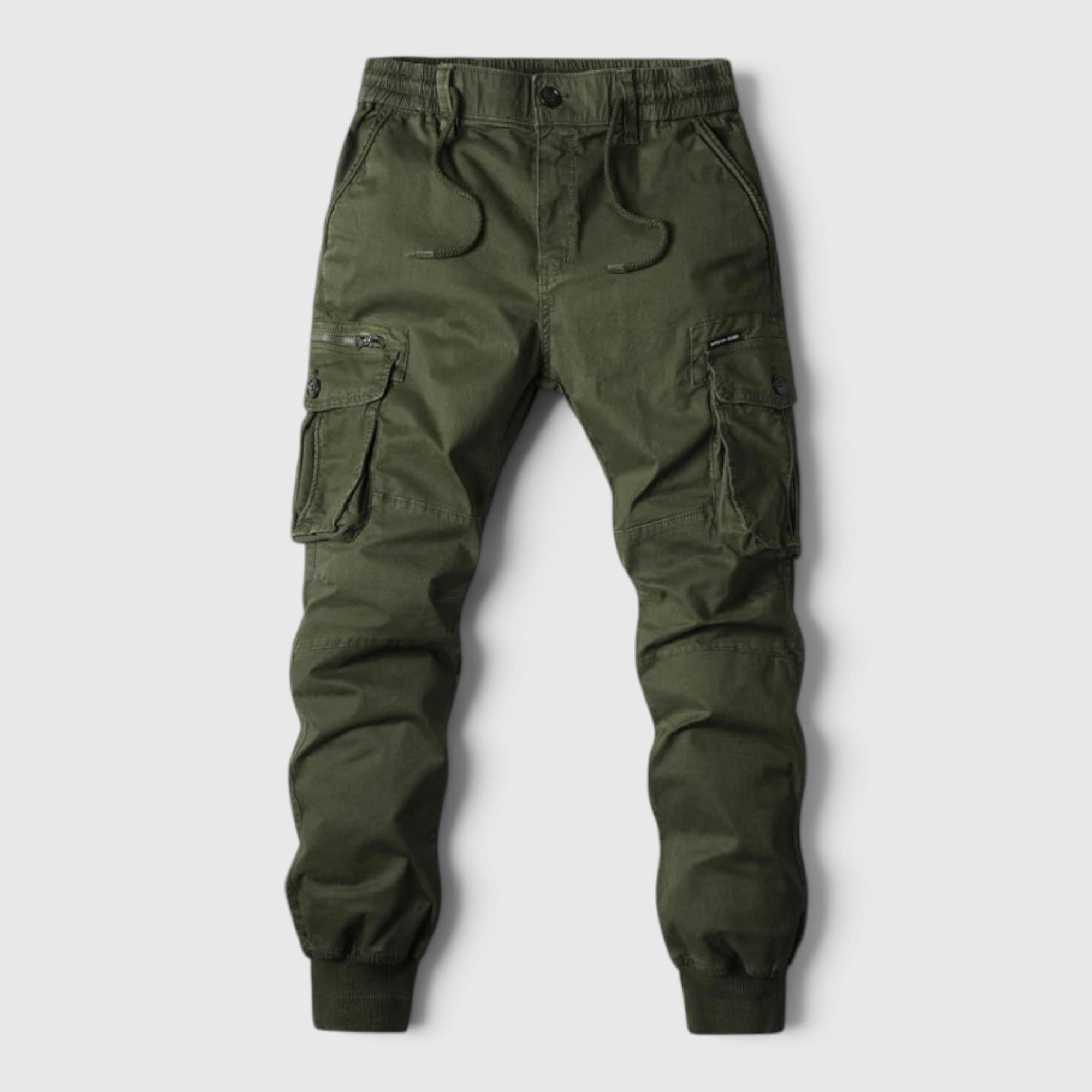 Tristan | Men's Cargo Trousers – Elastic Waist Jogger Pants for Daily Wear
