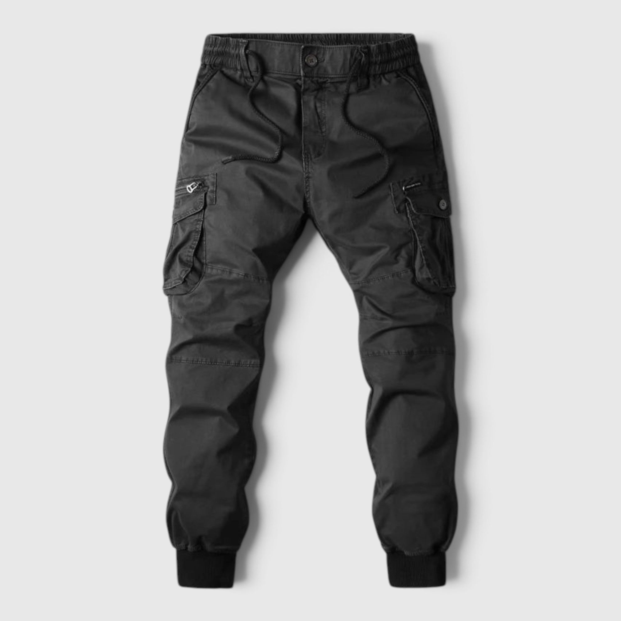 Tristan | Men's Cargo Trousers – Elastic Waist Jogger Pants for Daily Wear