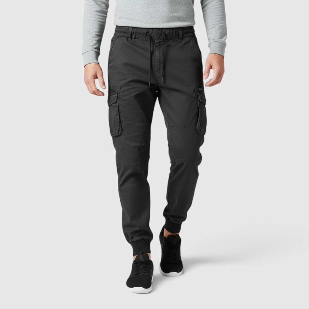 Tristan | Men's Cargo Trousers – Elastic Waist Jogger Pants for Daily Wear