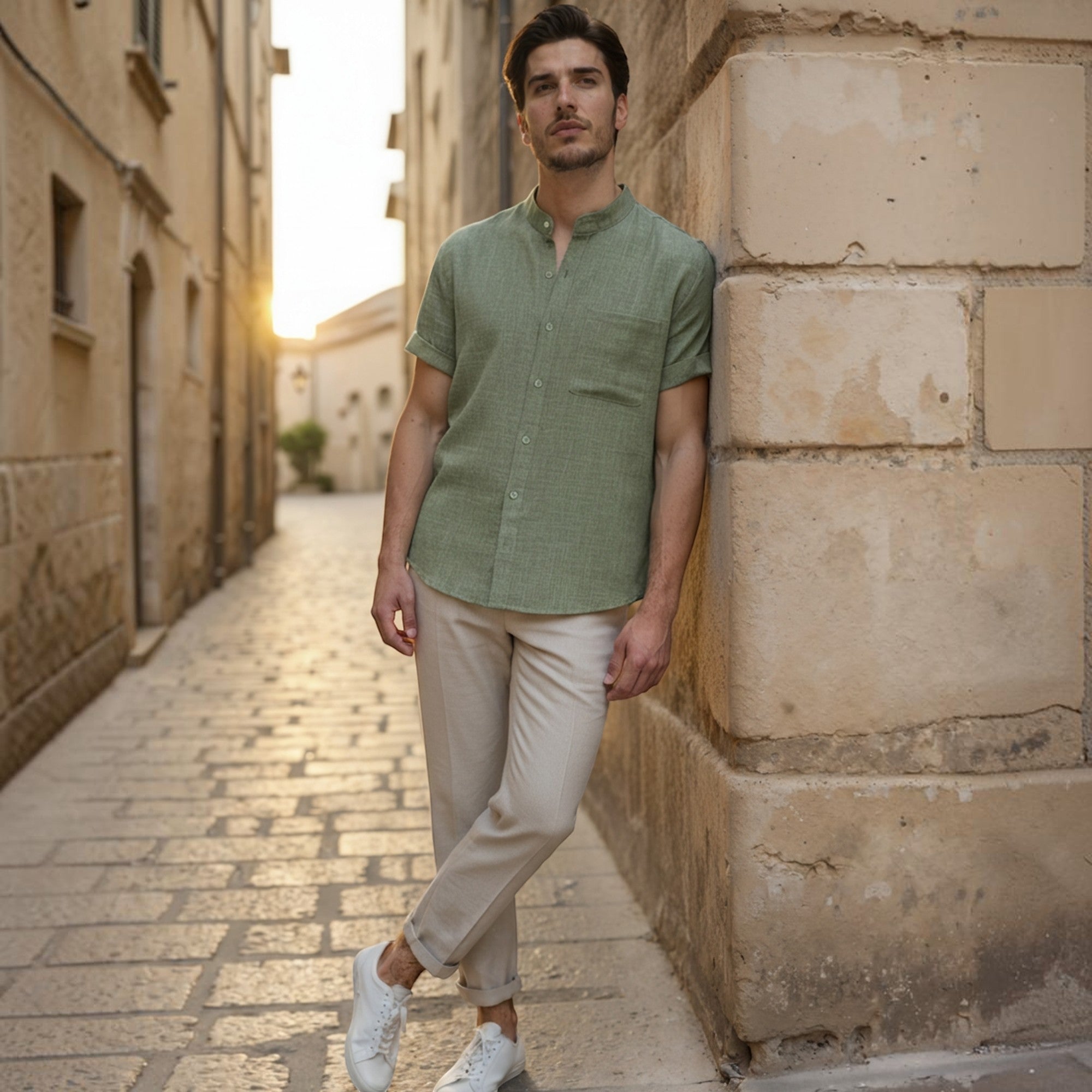 Ellmont London | Men's Breathable Cotton Blend Vacation Shirt