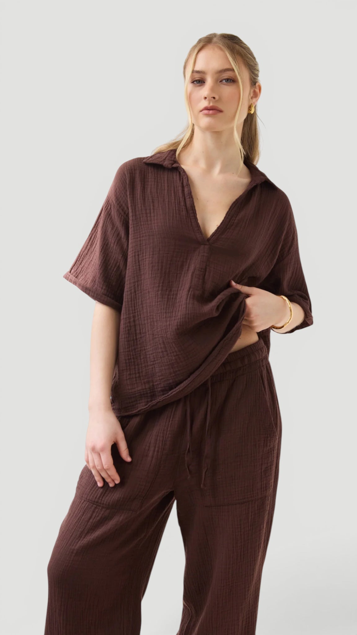 Ellmont London | Women’s Easy Care Cotton Care Cotton Summer Blouse