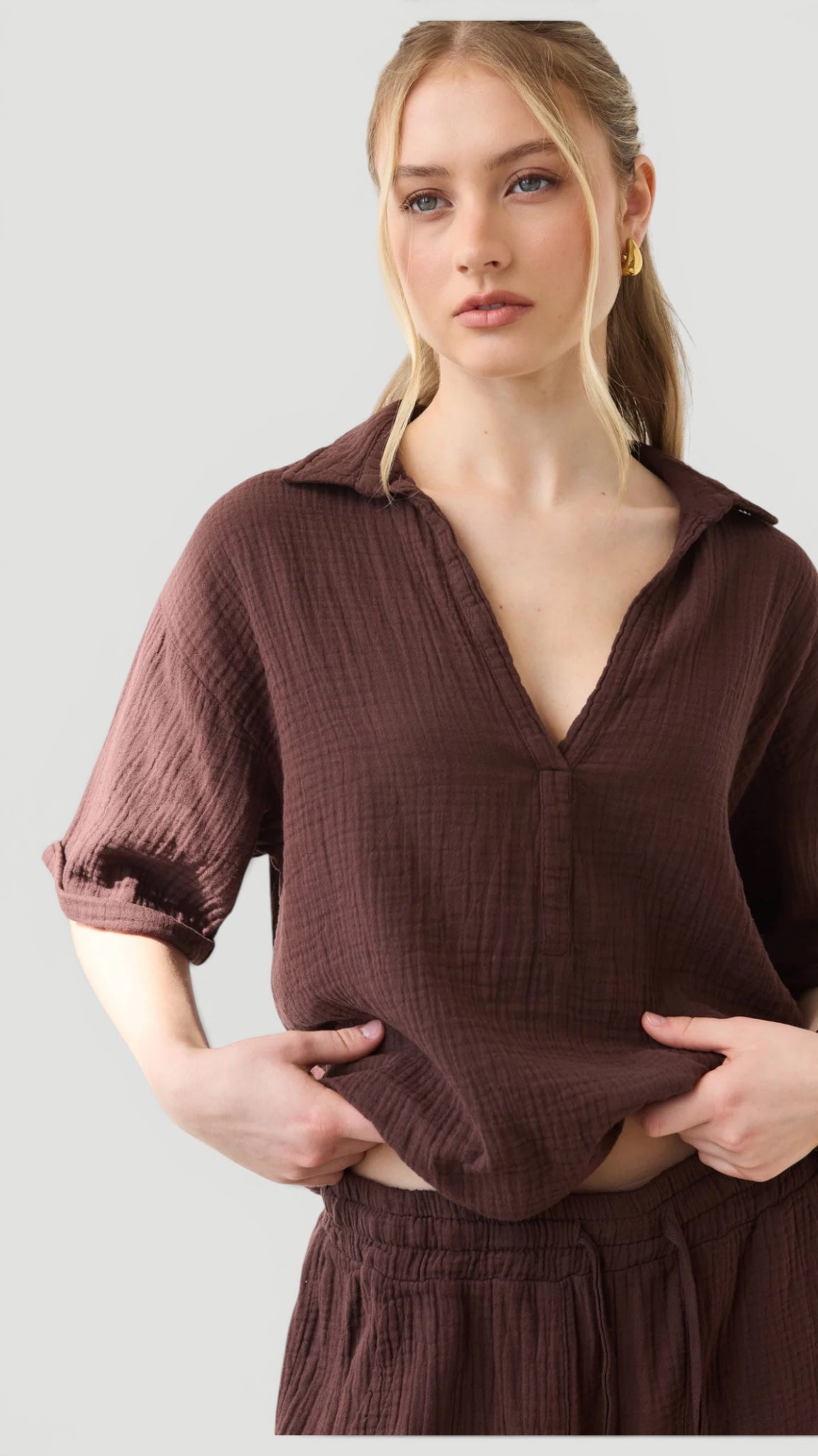 Ellmont London | Women’s Easy Care Cotton Care Cotton Summer Blouse