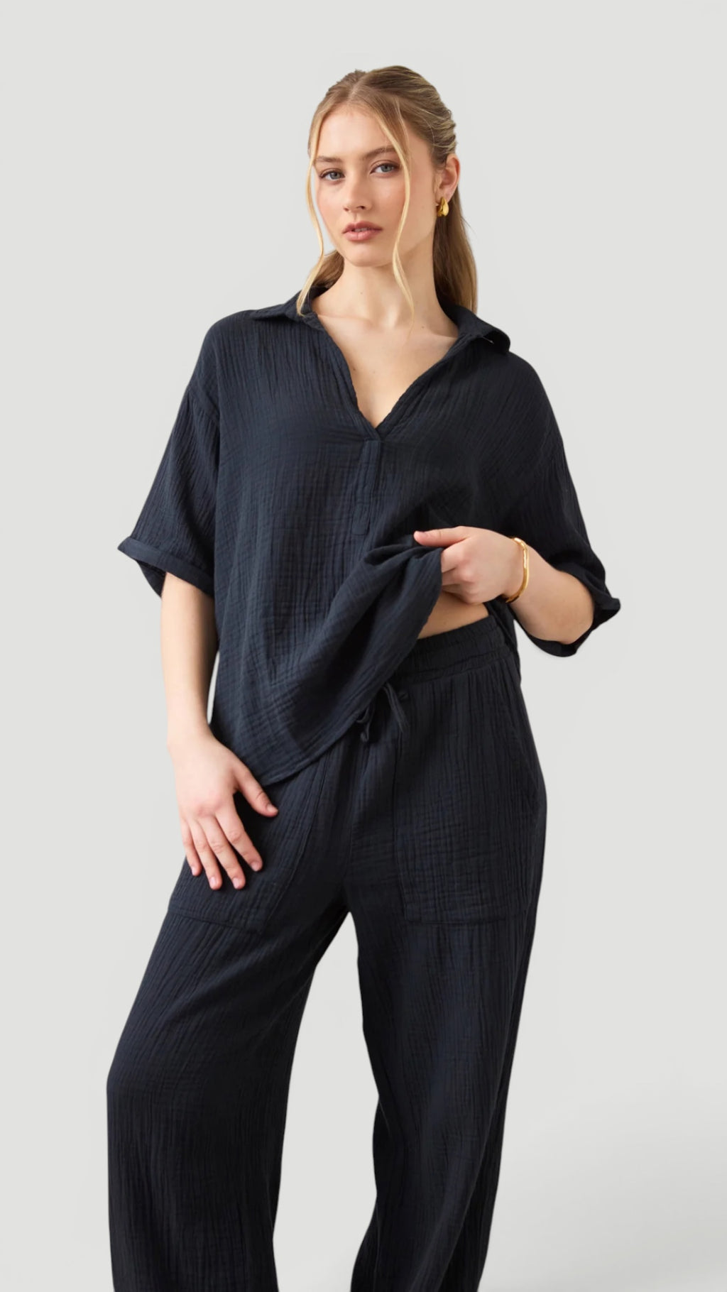 Ellmont London | Women’s Easy Care Cotton Care Cotton Summer Blouse