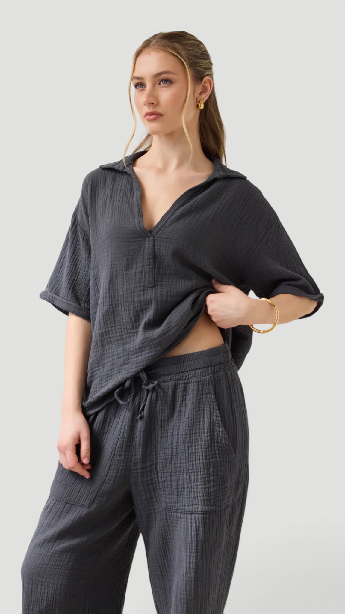 Ellmont London | Women’s Easy Care Cotton Care Cotton Summer Blouse