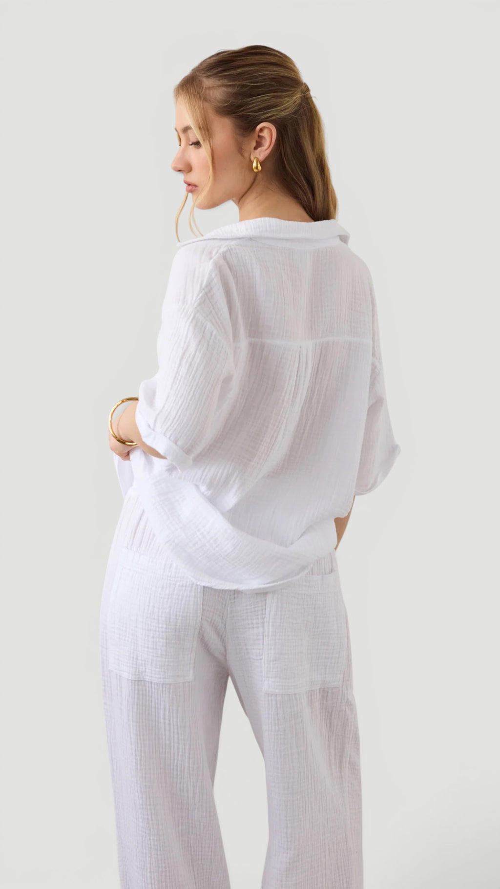 Ellmont London | Women’s Easy Care Cotton Care Cotton Summer Blouse