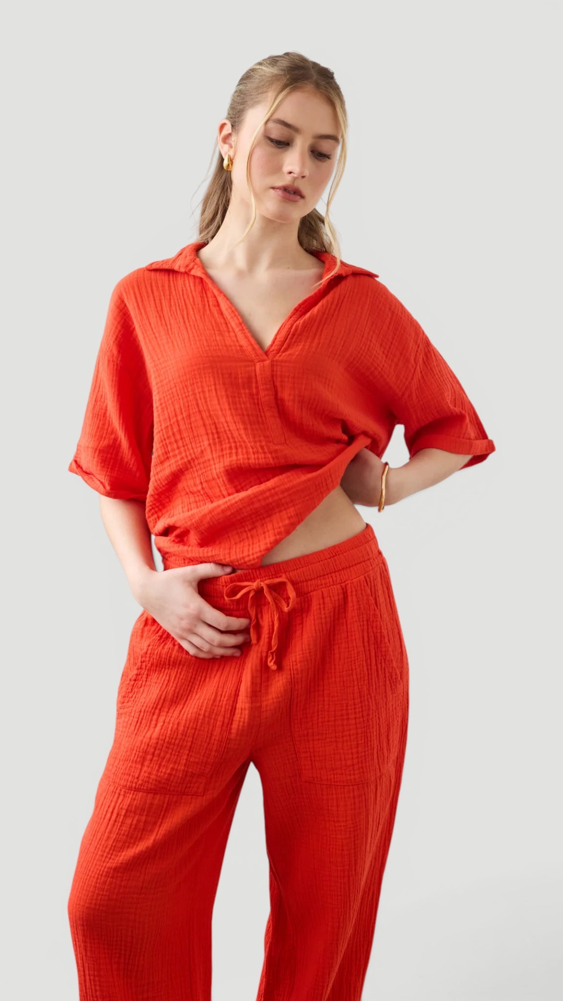 Ellmont London | Women’s Easy Care Cotton Care Cotton Summer Blouse