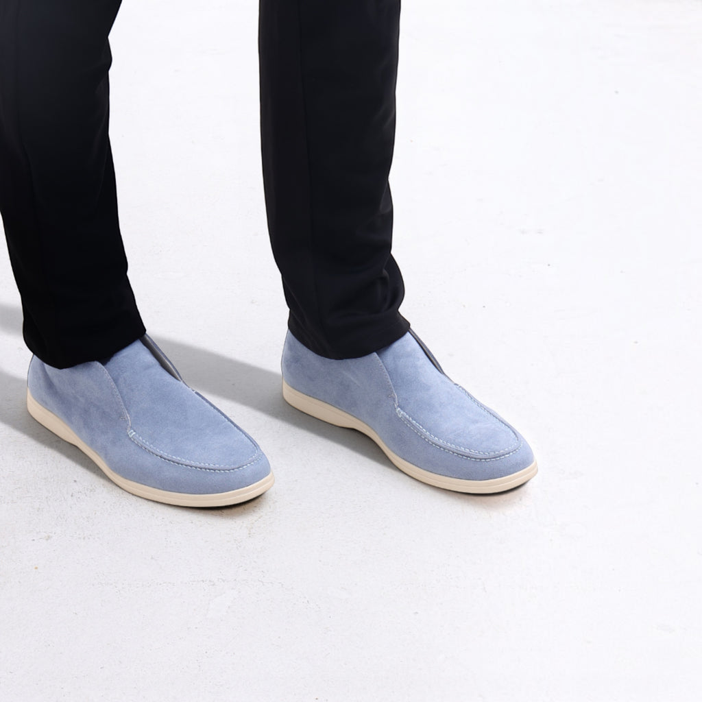 Ellmont London | Men's Classic High Suede Dress Loafers