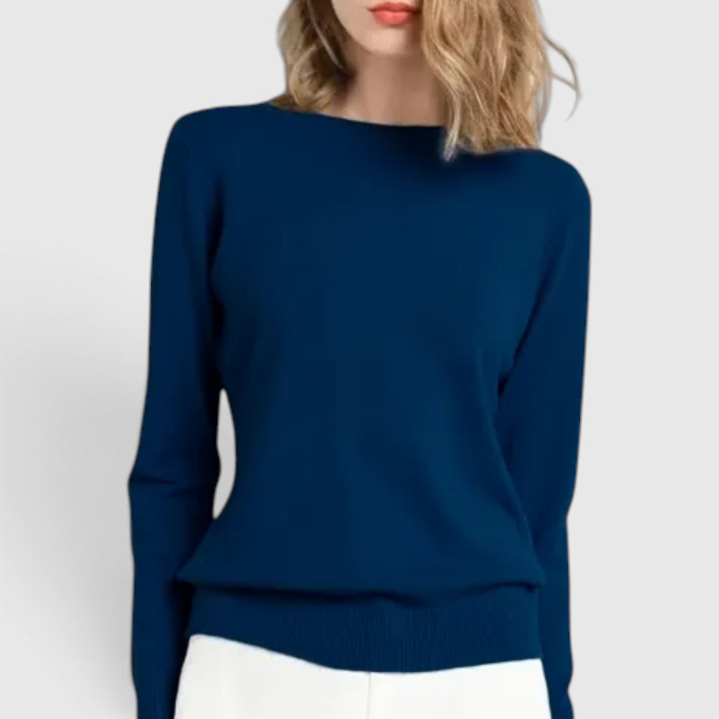 Naomi | Women's Knit Sweater Pullover Soft Long Sleeve Casual Top