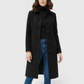 Mia | Women's Long Winter Coat – Classic Tailored Trench Jacket