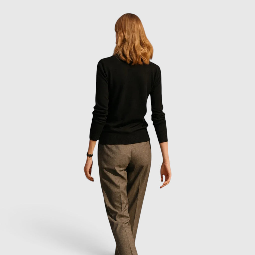 Naomi | Women's Knit Sweater Pullover Soft Long Sleeve Casual Top