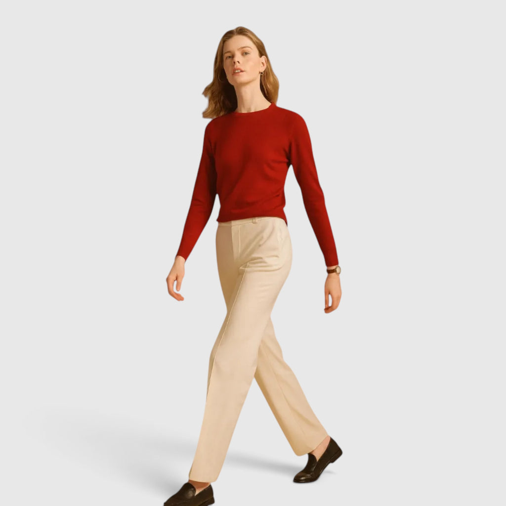 Naomi | Women's Knit Sweater Pullover Soft Long Sleeve Casual Top
