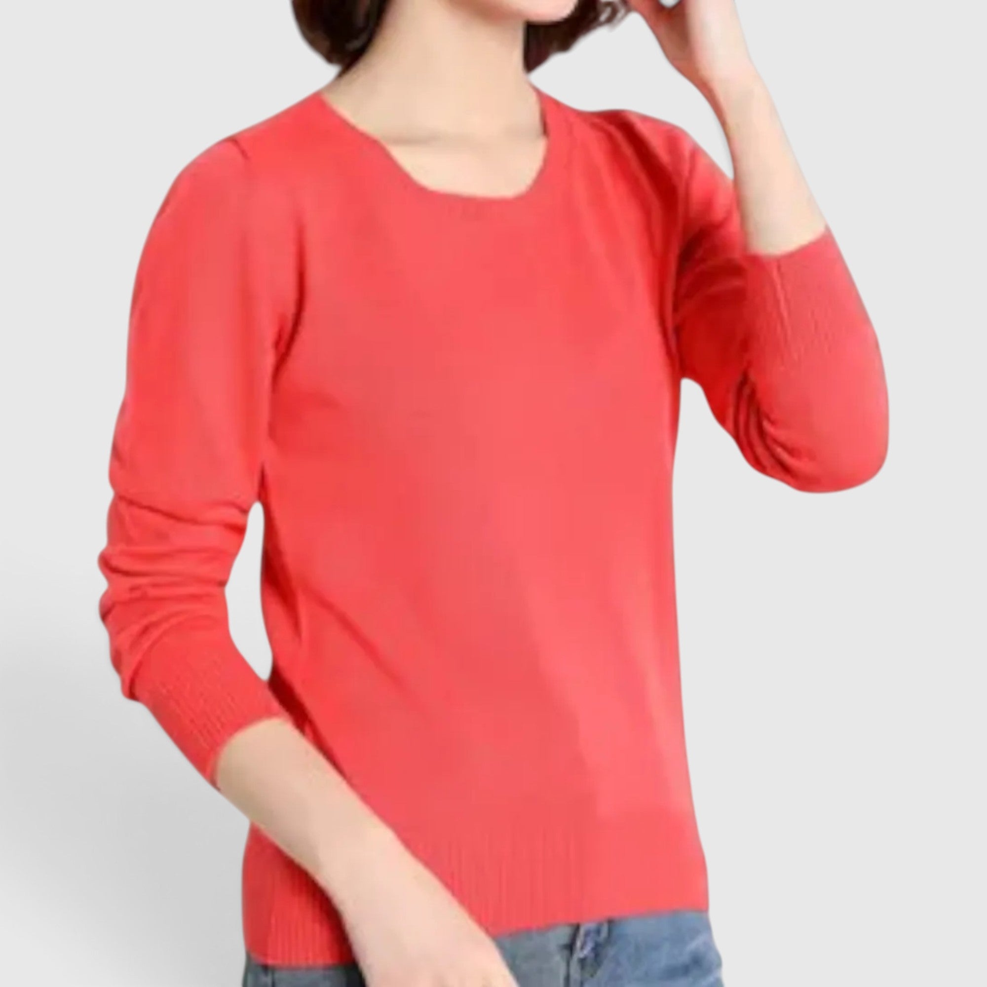 Naomi | Women's Knit Sweater Pullover Soft Long Sleeve Casual Top