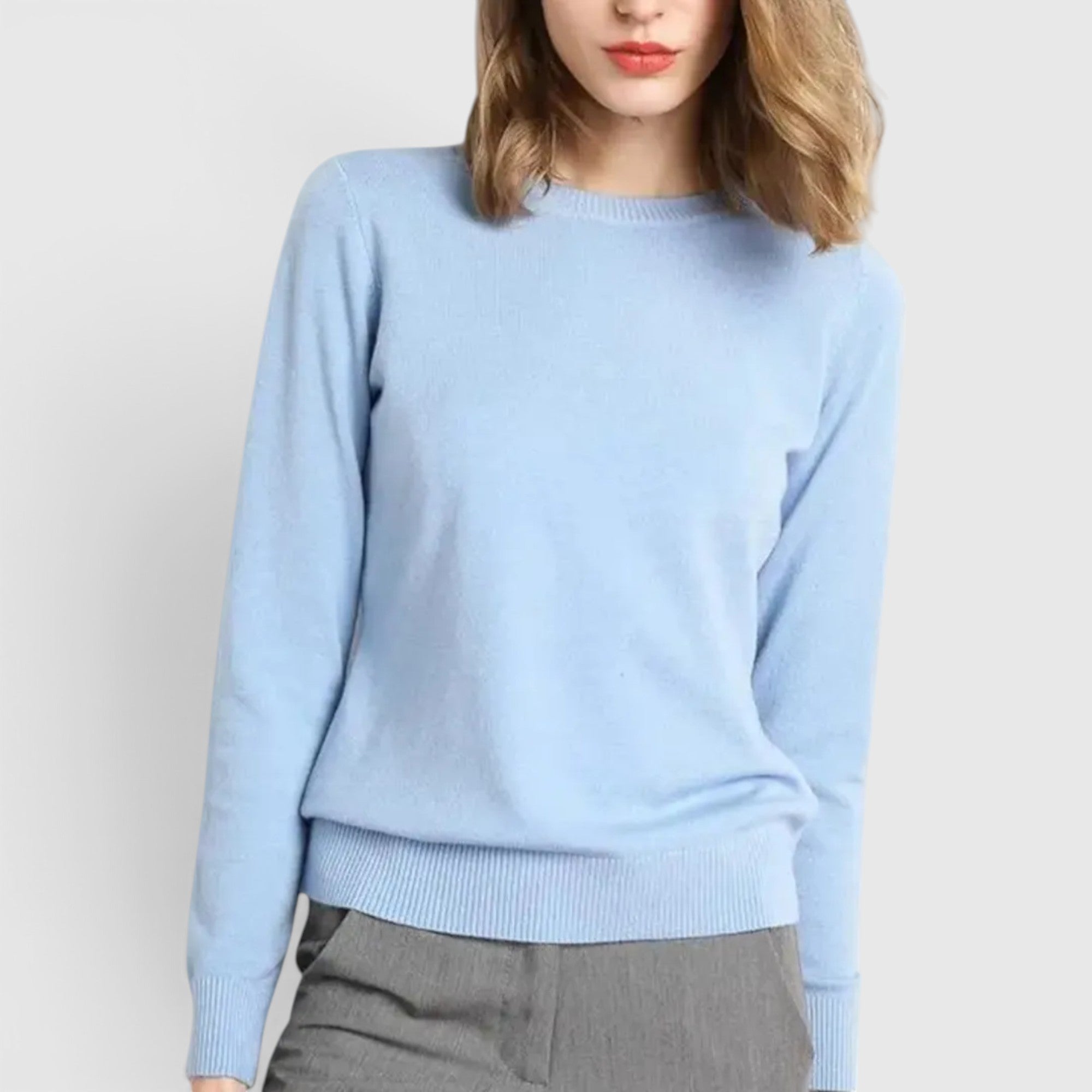 Naomi | Women's Knit Sweater Pullover Soft Long Sleeve Casual Top