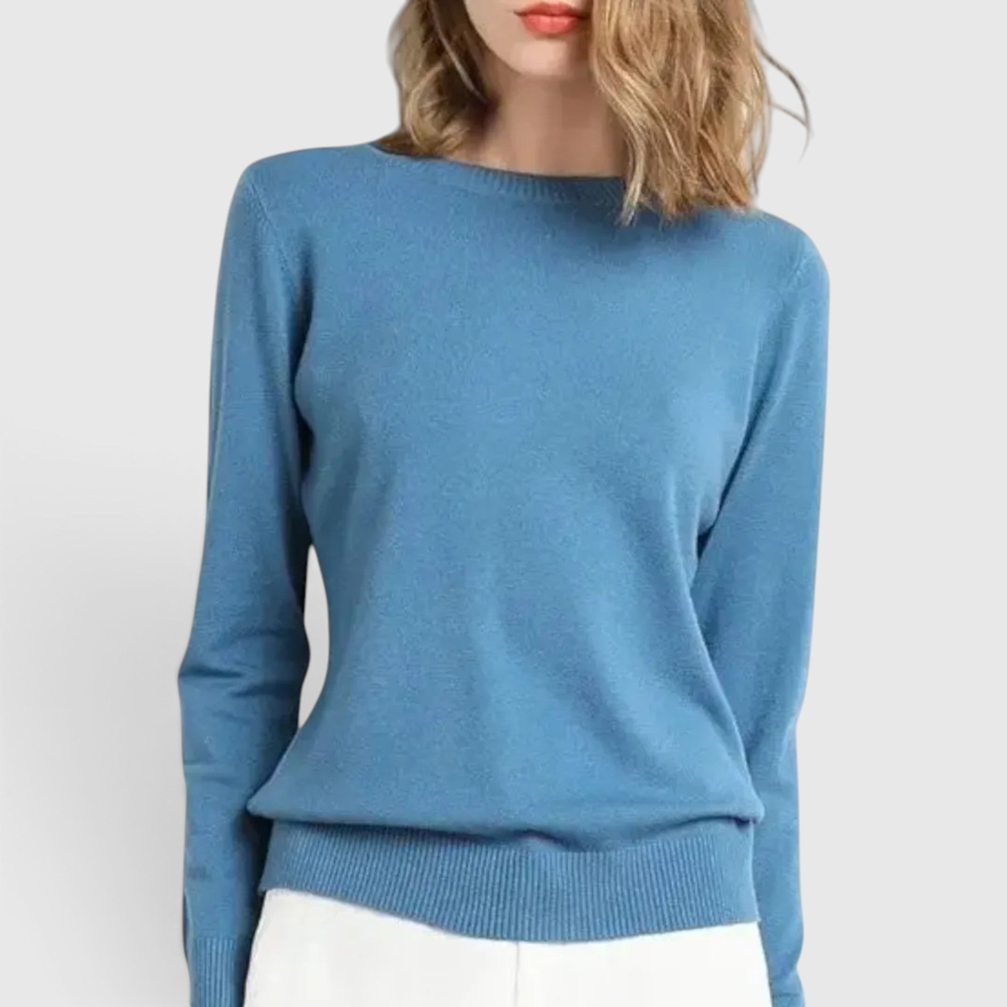 Naomi | Women's Knit Sweater Pullover Soft Long Sleeve Casual Top