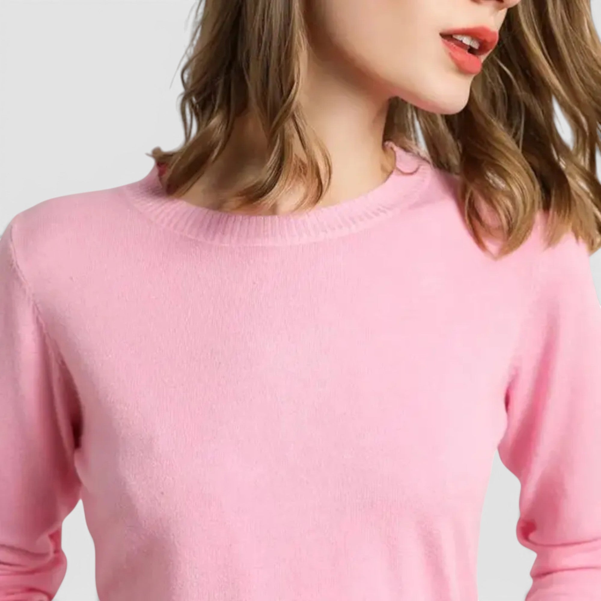 Naomi | Women's Knit Sweater Pullover Soft Long Sleeve Casual Top
