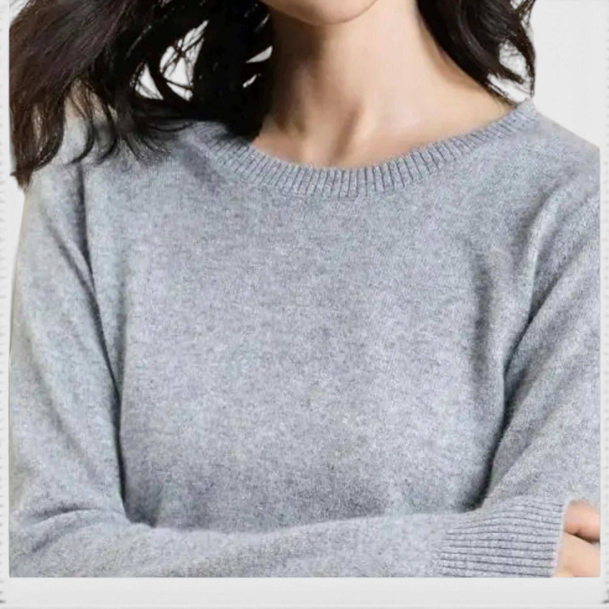 Naomi | Women's Knit Sweater Pullover Soft Long Sleeve Casual Top