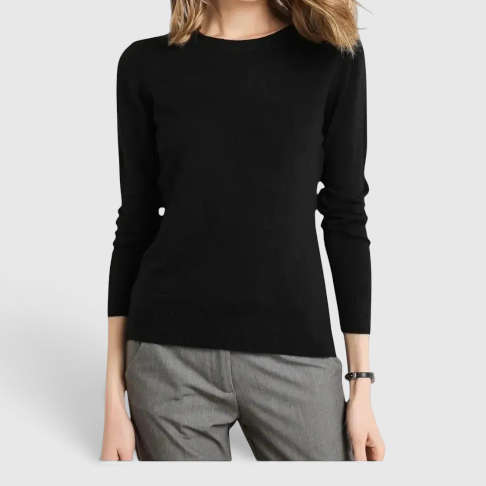Naomi | Women's Knit Sweater Pullover Soft Long Sleeve Casual Top