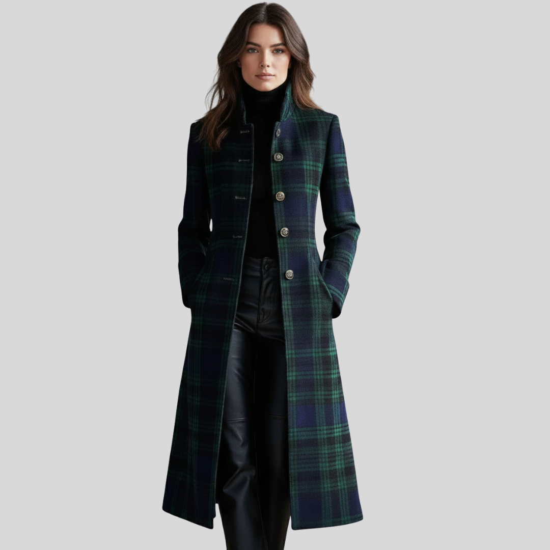 Tara | Timeless Plaid Elegant Coat