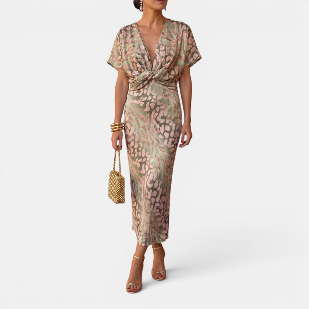 Ellmont London | Midi Dress Flattering Defined Waist Occasion Wear