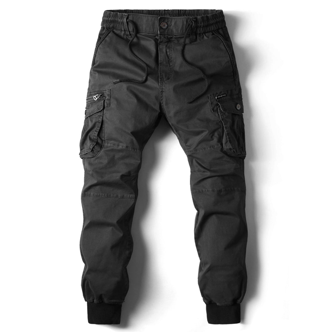 Sebastian | Men's Utility Cargo Trousers Multi-Pocket Tapered Fit