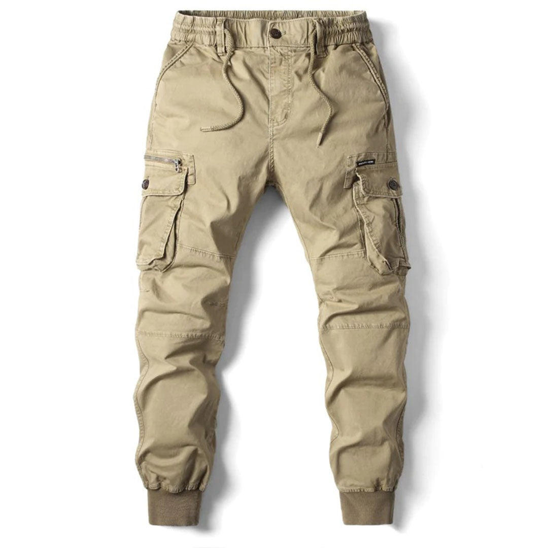 Sebastian | Men's Utility Cargo Trousers Multi-Pocket Tapered Fit