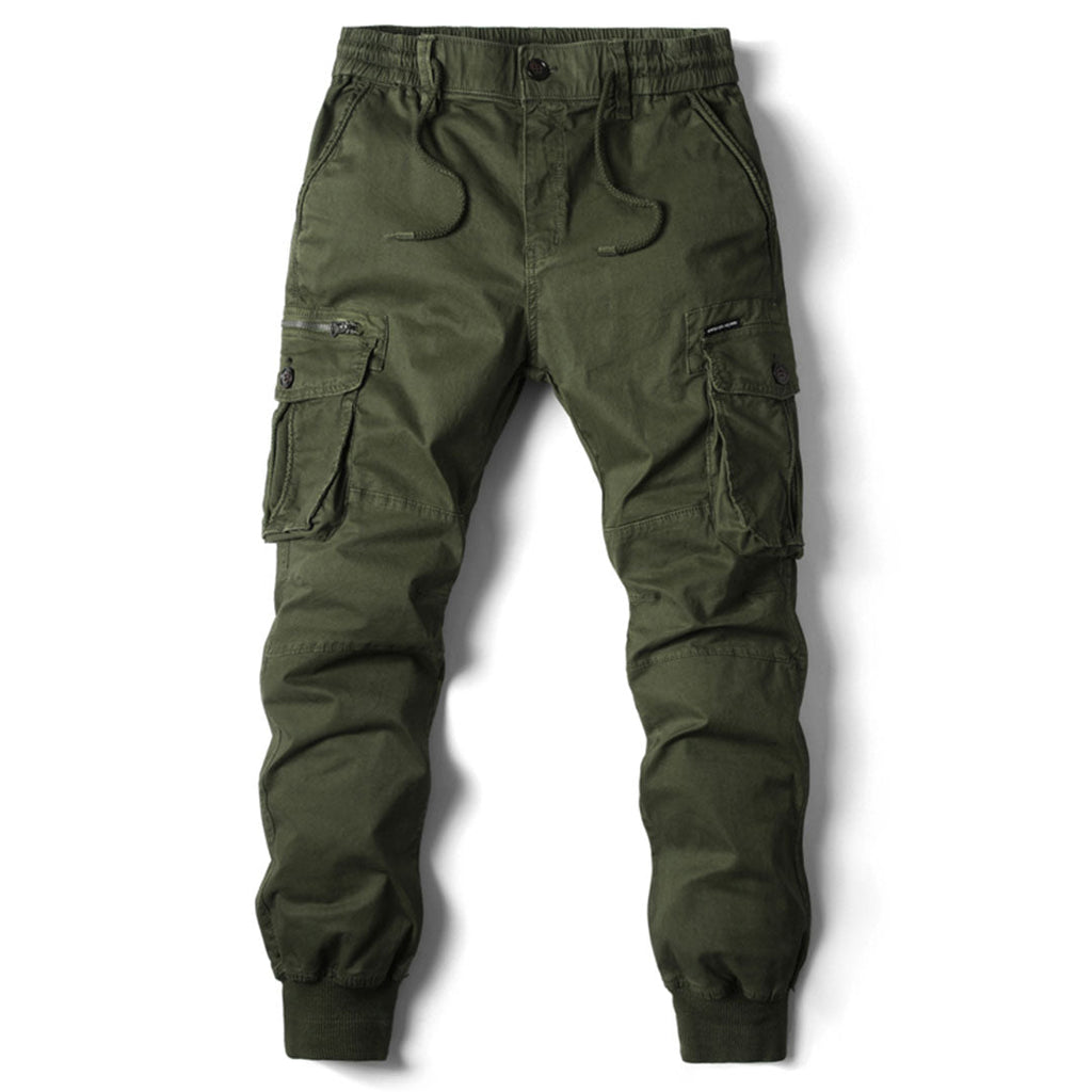 Sebastian | Men's Utility Cargo Trousers Multi-Pocket Tapered Fit