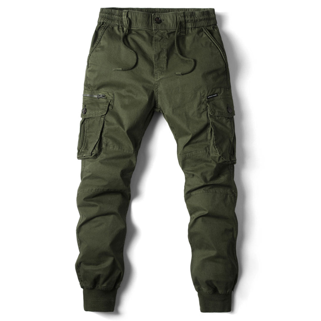 Sebastian | Men's Utility Cargo Trousers Multi-Pocket Tapered Fit