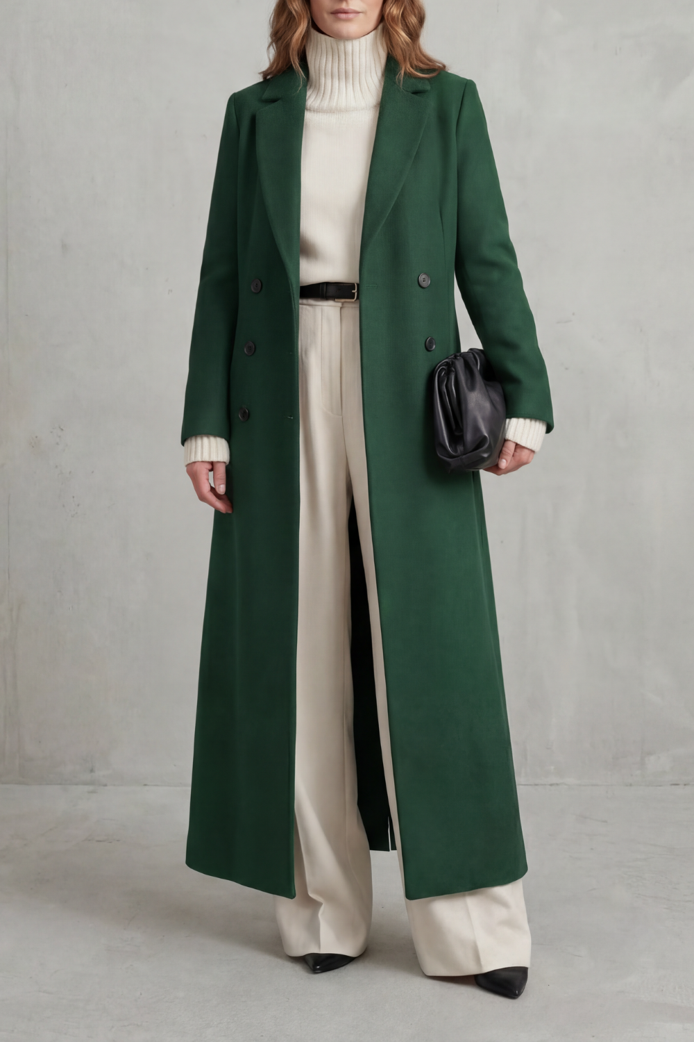 Women's Longline Wool Coat – Long Camel Coat