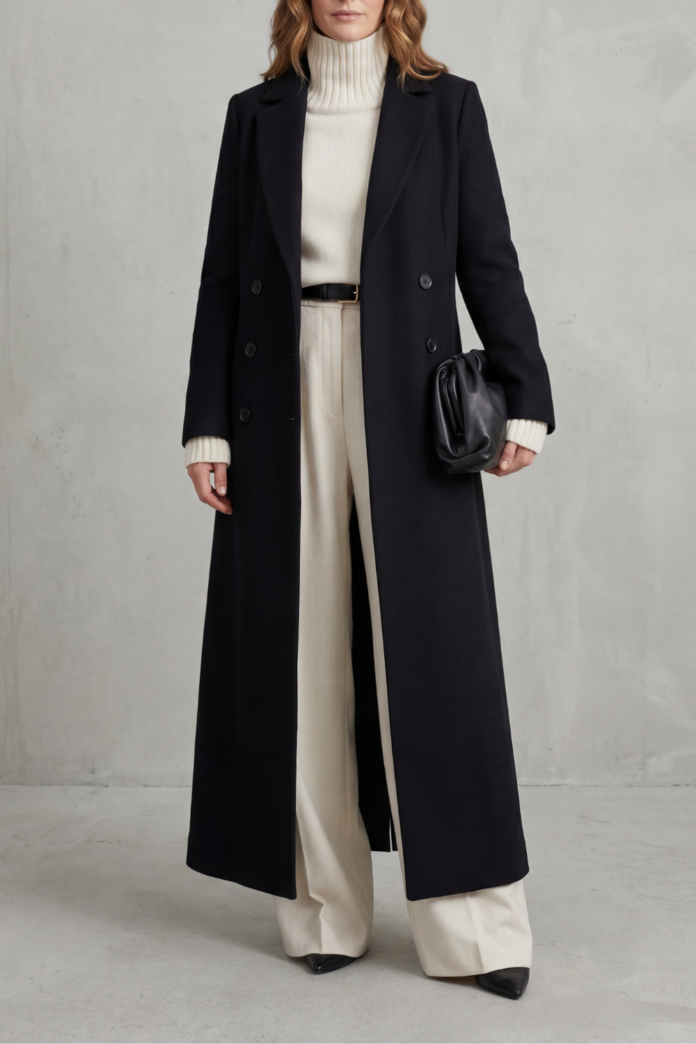 Women's Longline Wool Coat – Long Camel Coat