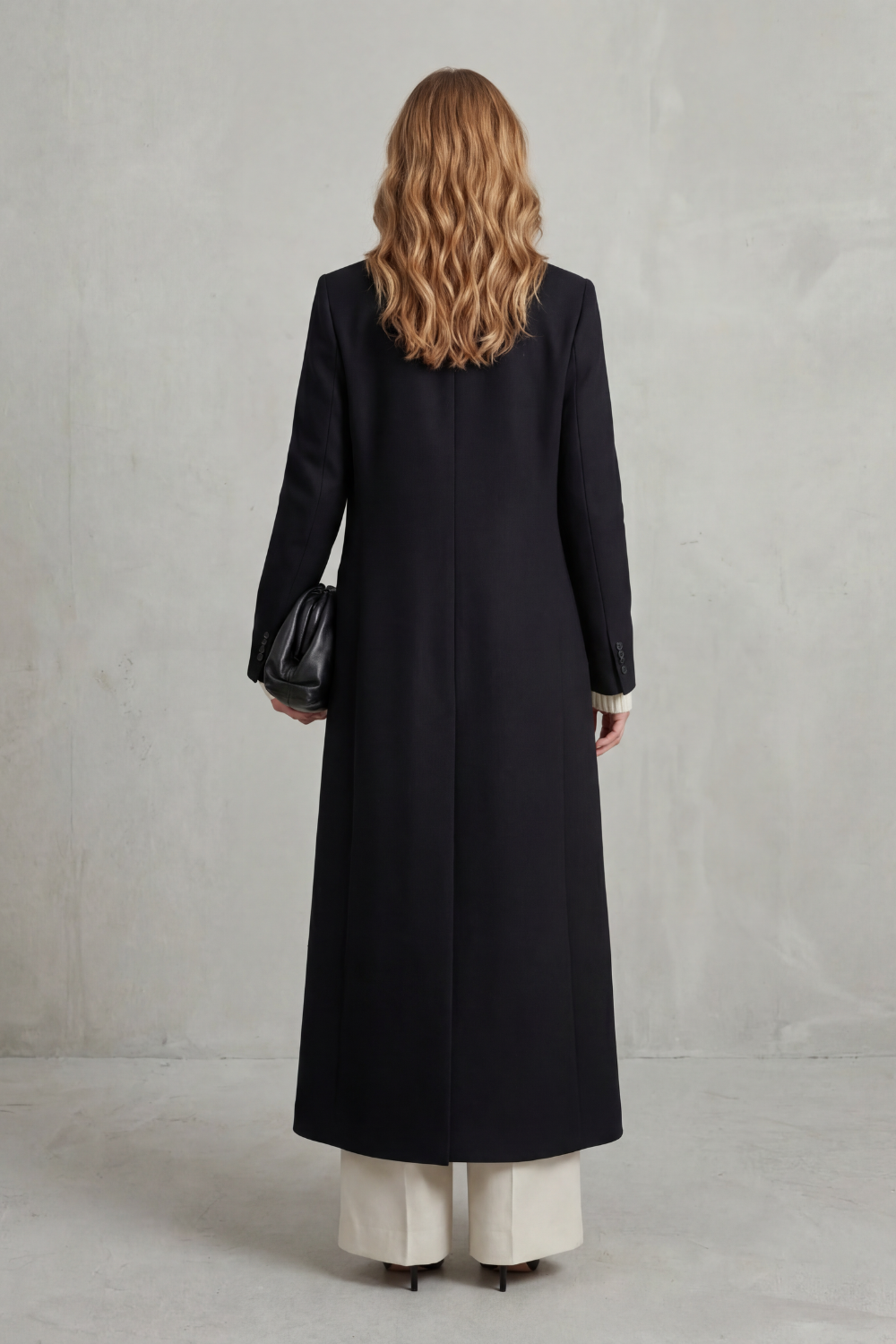 Women's Longline Wool Coat – Long Camel Coat