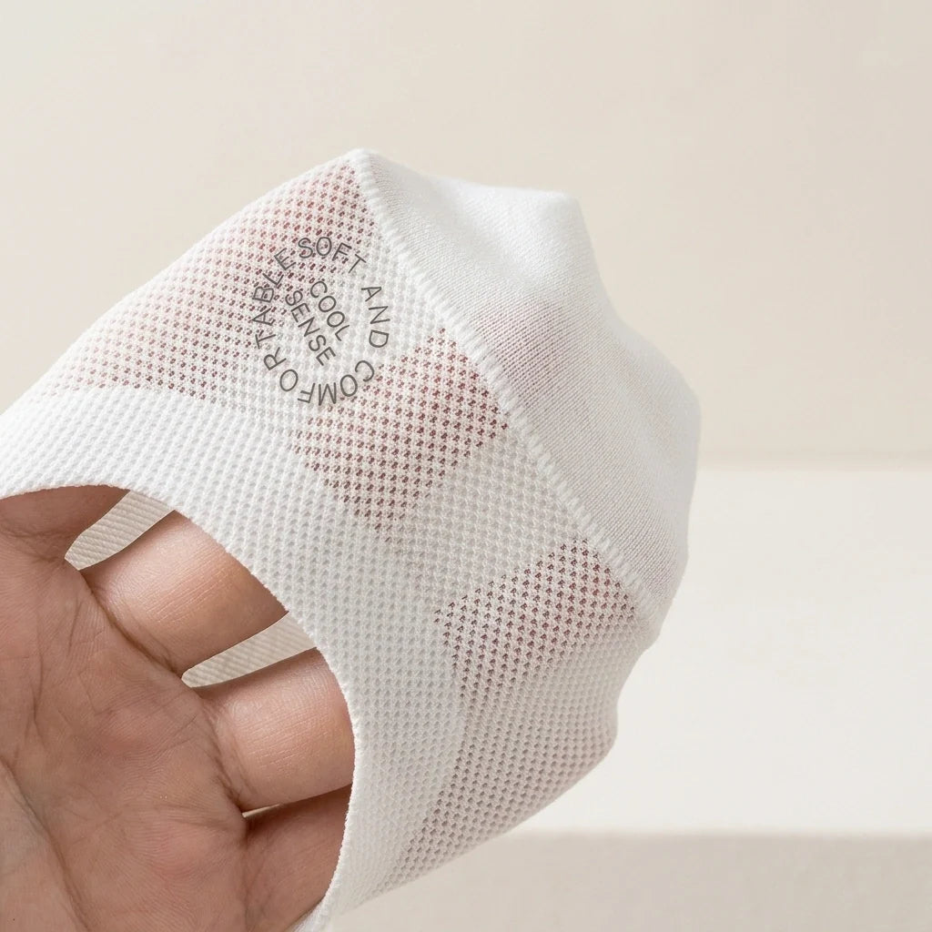 Morgan | Invisible Breathable Reinforced Toe No-Show Socks