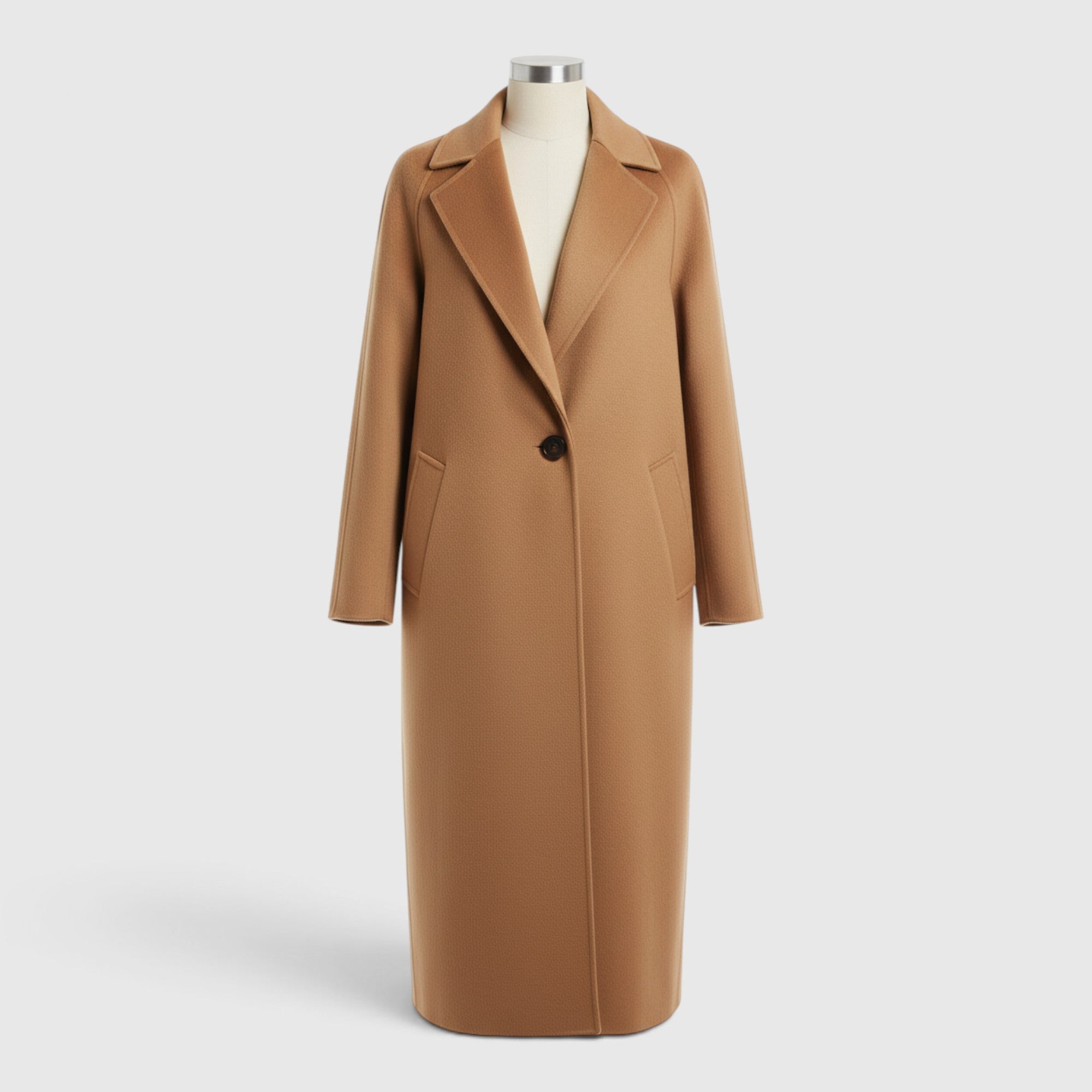 Flora | Women's Wool Coat – Elegant Long Overcoat for Everyday Wear