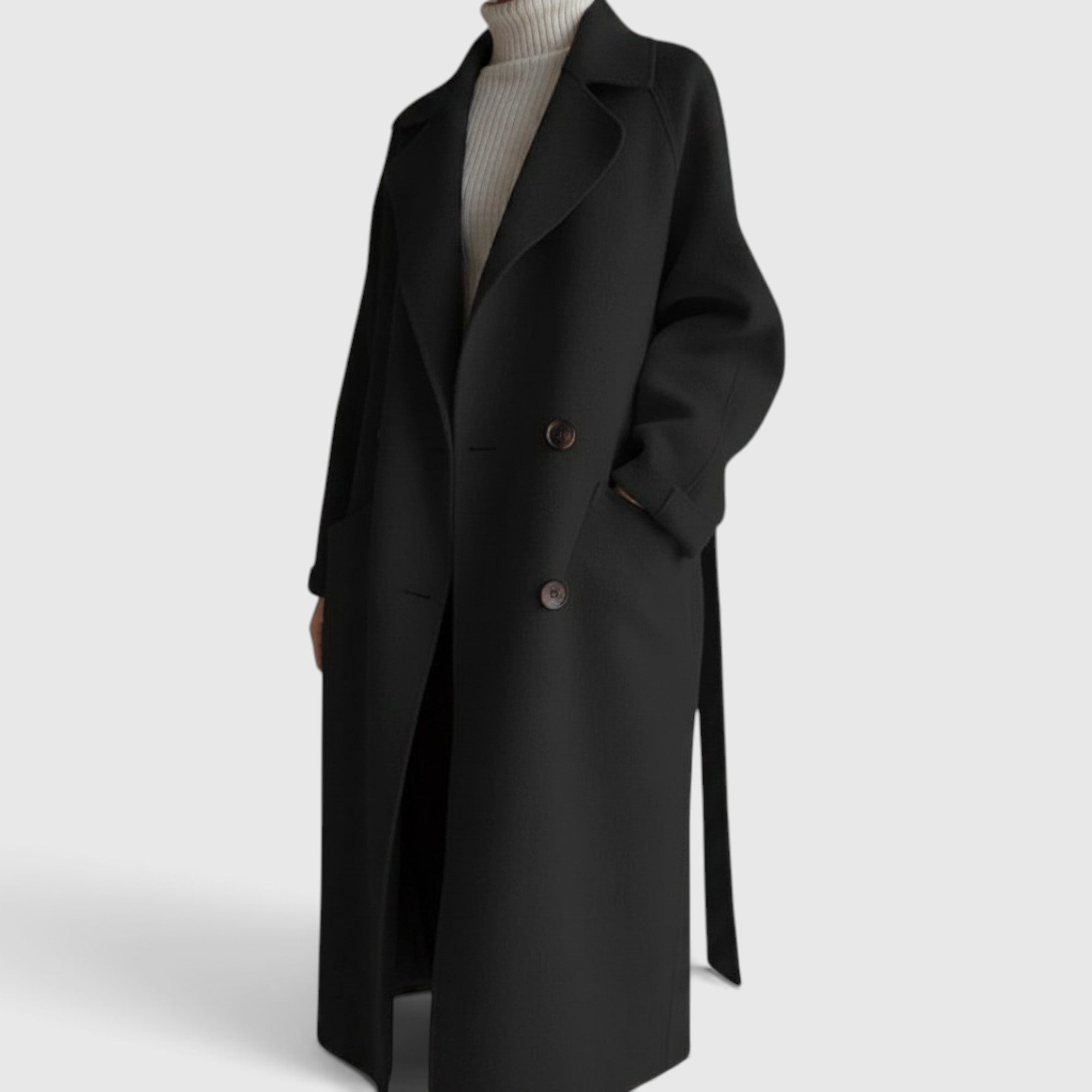 Flora | Women's Wool Coat – Elegant Long Overcoat for Everyday Wear