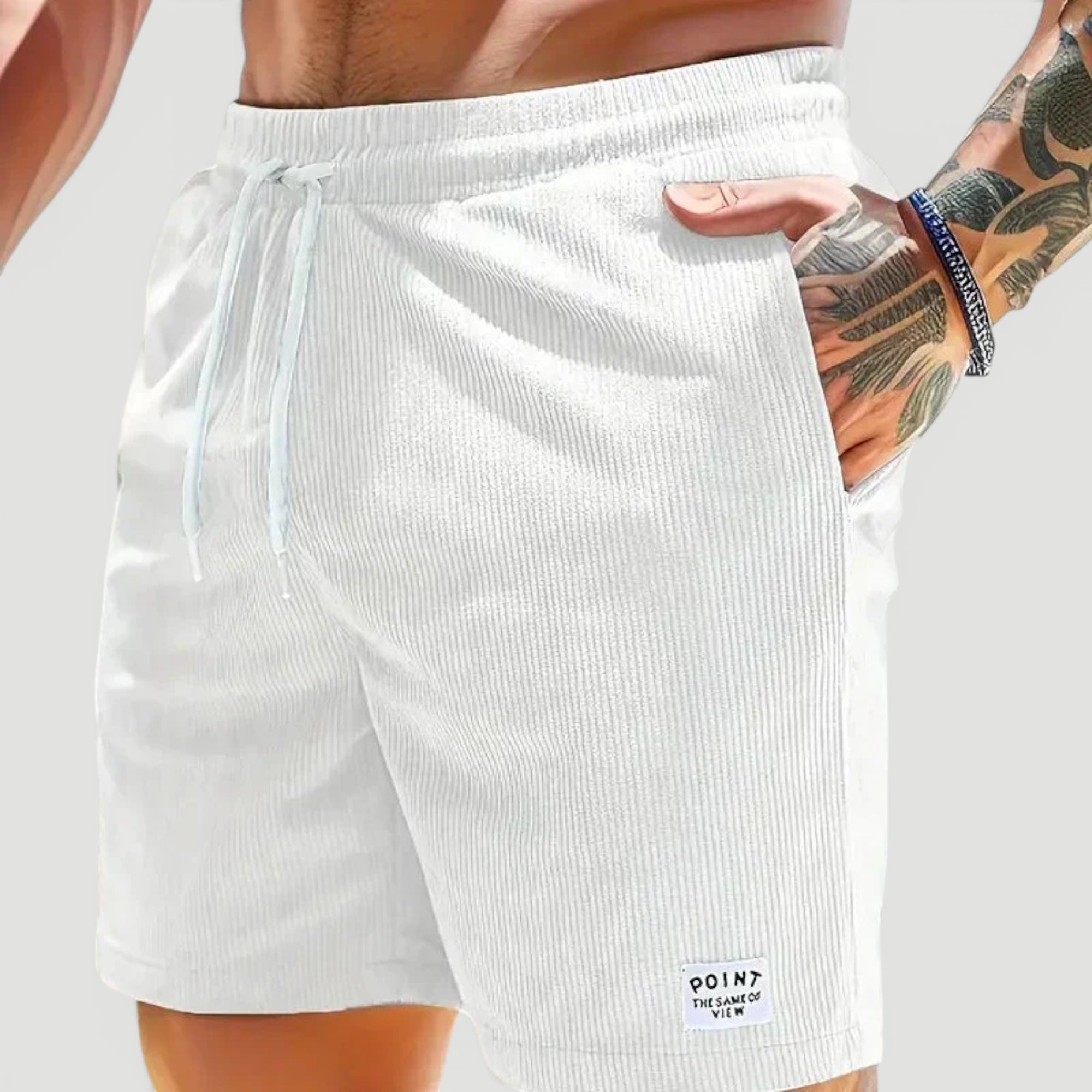 Ellmont London | Men’s Lightweight Summer Corduroy Shorts