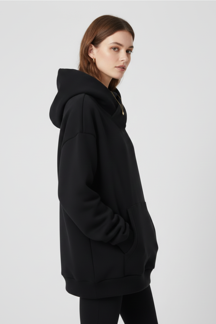 Fern | Women’s Hoodie with High Neck and Wide Hood