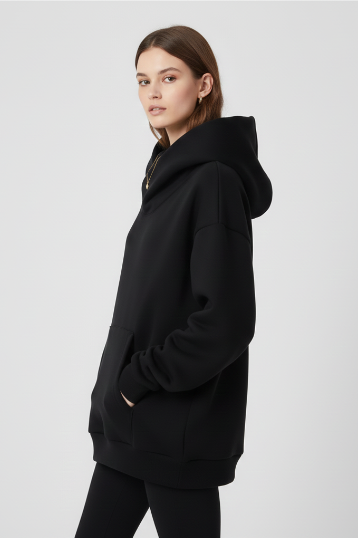 Fern | Women’s Hoodie with High Neck and Wide Hood