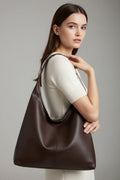 Matilda | Women’s Classic Tote Bag with Faux Outer and Large Inner Pocket