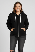 Holly | Women’s Zip Hoodie with Drawstring Hood and Front Pockets