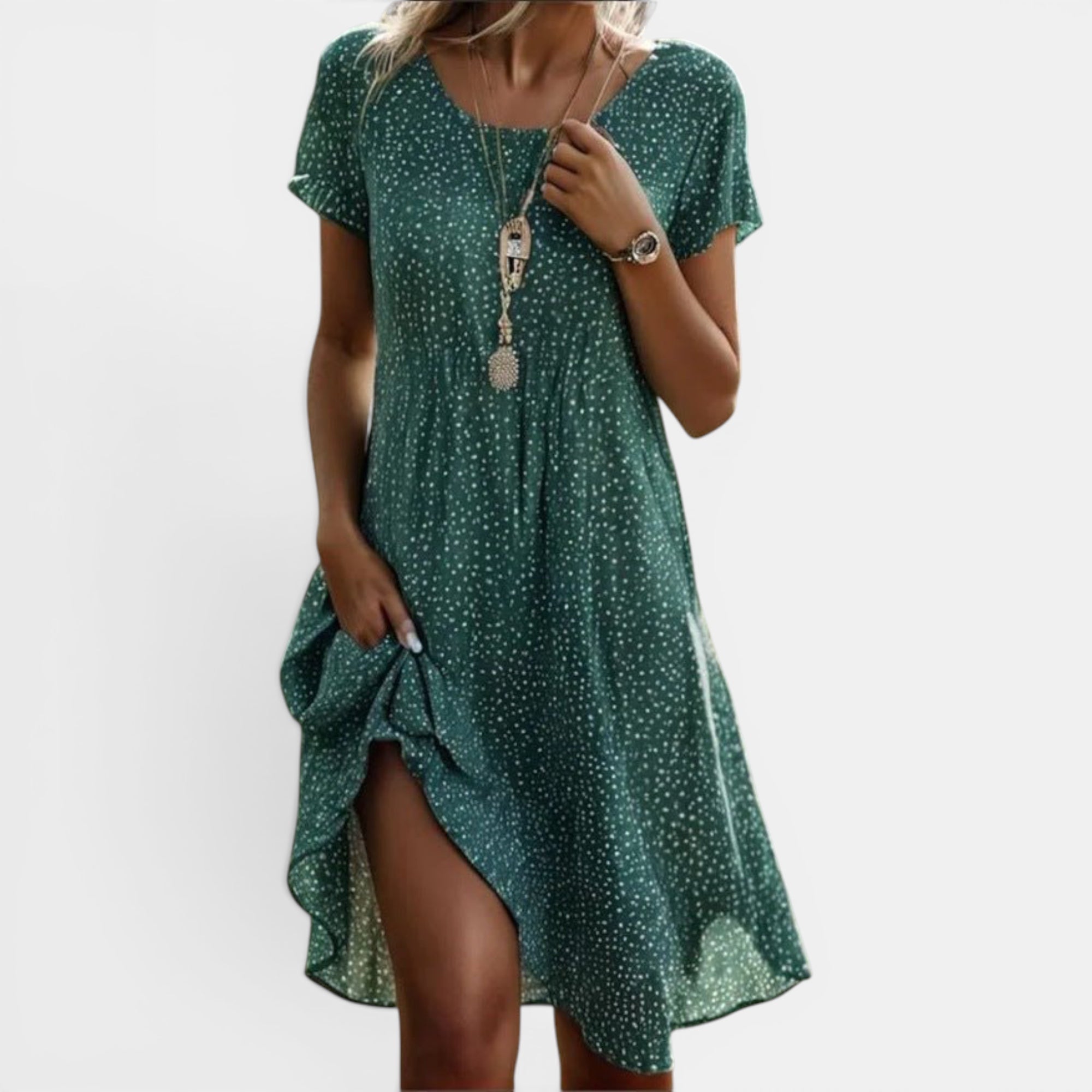 Ellmont London | Women's Floral Maxi Boho Summer Dress Lightweight Fit