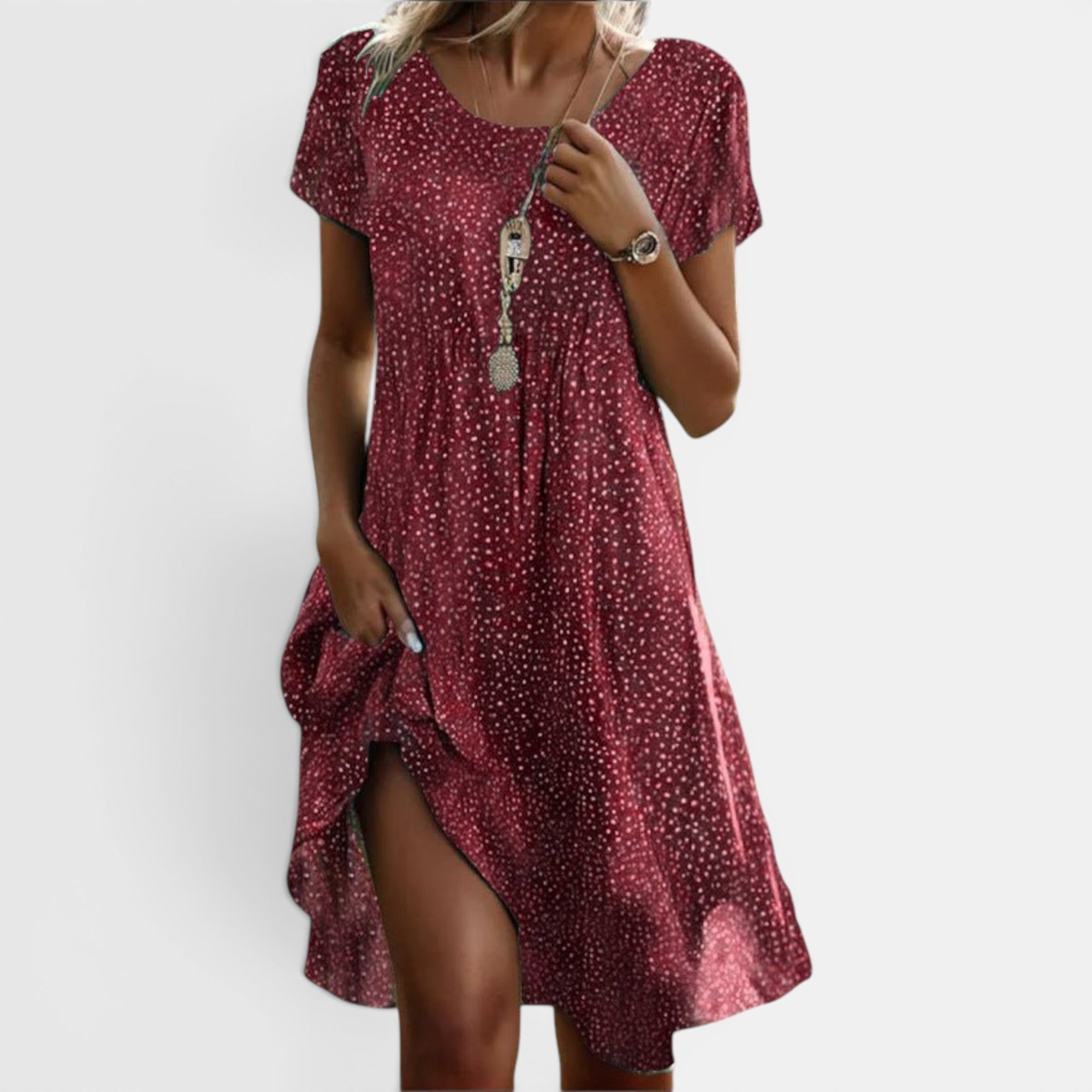 Ellmont London | Women's Floral Maxi Boho Summer Dress Lightweight Fit